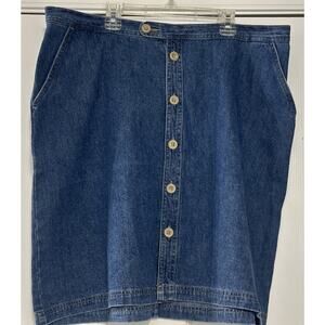 Women's Jean Skirt by CJ Banks Women’s Blue Jean Denim Skirt Skirt 18W‎